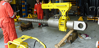 10 inch 327T PRT with deployment arm for Technip